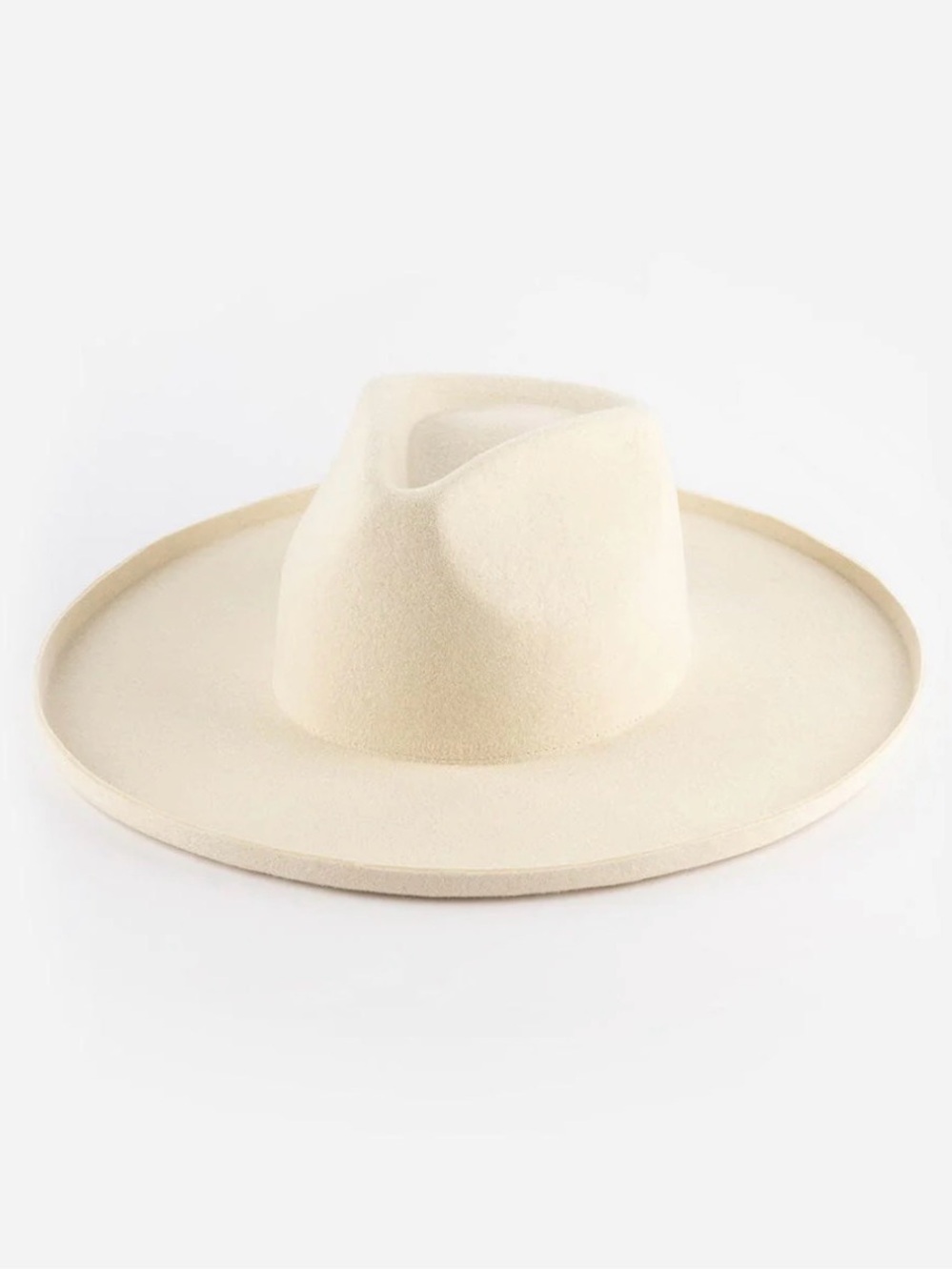GIGI PIP Amelia Pencil Brim Fedora Hat - Cream
